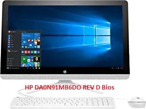 HP DA0N91MB6DO REV D Bios
