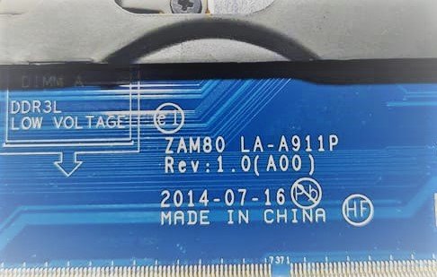 Dell Latitude E5550 Intel Motherboard La-a911p